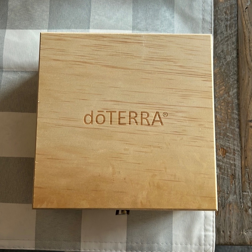 DoTerra Wooden Storage Box - Picture 2 of 4